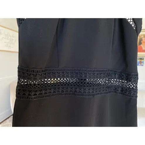 PremierAmour Lace Dress Office Siren Retro Elegance Summer Boho Date Prom Event Black Size 2