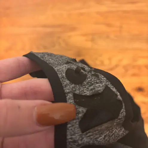 VSX Victoria’s Secret Womens Sports Bra Black Gray High Impact Athletic READ Size M