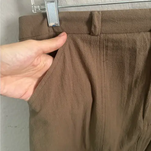 KIRIOUS Los Angeles Y2K Utility Tan Cargo Style Maxi Skirt Green Size L