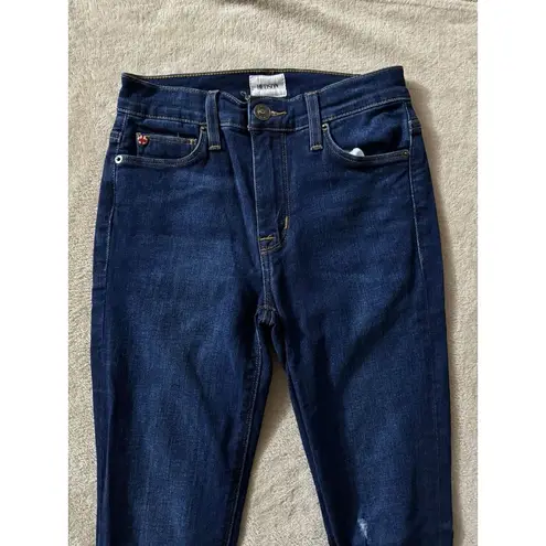 Hudson Women's Blue Denim Low Rise Stretch Blair Super Skinny Jeans Size 24