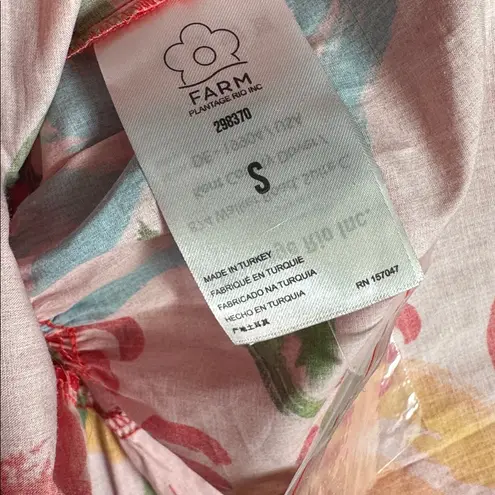 Farm Rio Mixed Fruits Ocean Mini Dress S