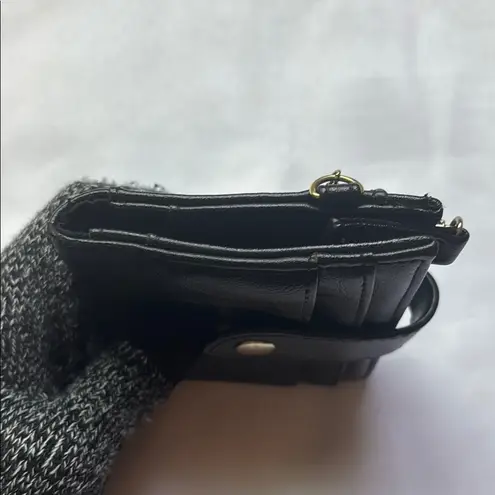 None Keychain Wallet Black Preloved