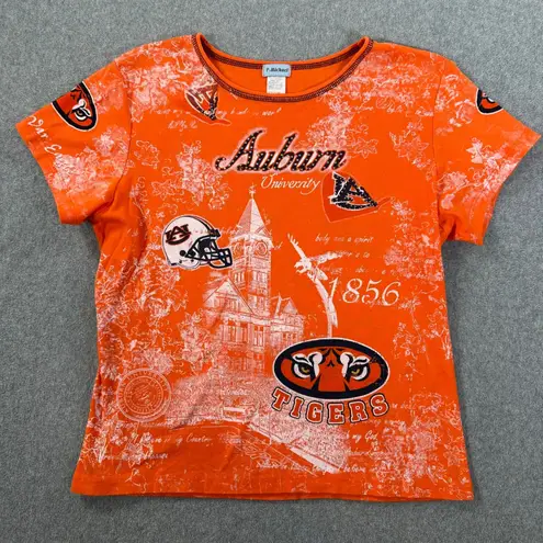 Auburn Tigers Y2k Fitted Tee Shirt Women's X