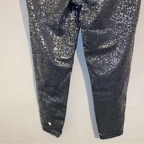 Sweaty Betty  Goddess 7/8 Workout Leggings GREY TERRAZZO FOIL PRINT Size XL 🆕