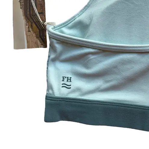 NWT Fair Harbor The Corliss Bra Green Ditsy Floral Sports Bra Size M Medium