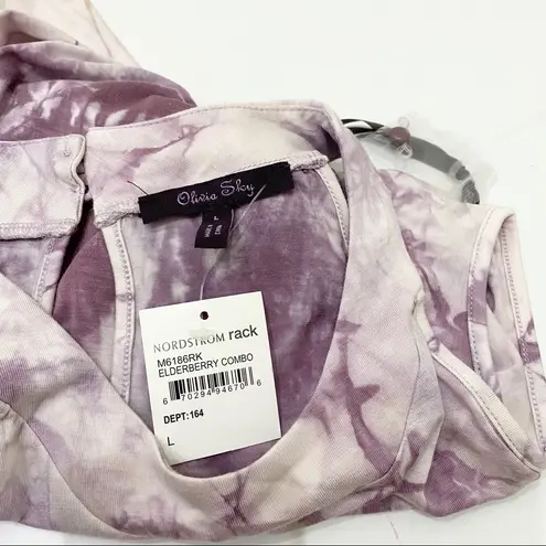 Olivia Sky Edelberry Combo Tie Dye Swing Tunic L