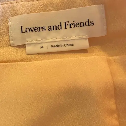 Lovers + Friends  Revolve Champagne Pink Leighton Sequin Pants Medium 248.00