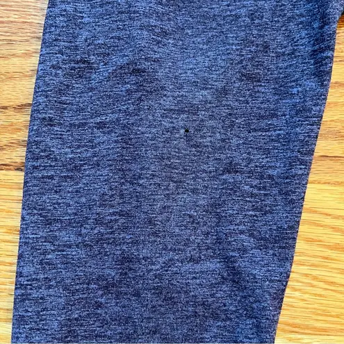 Nobull purple heathered crop leggings size small