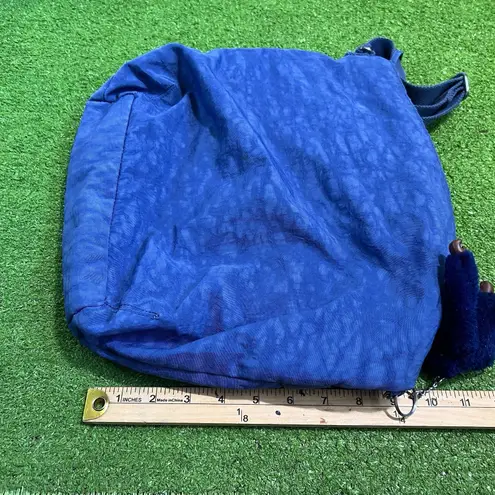 Kipling Messenger Bag Blue Cross Body Travel Vintage Retired Monkey FRANNY rare