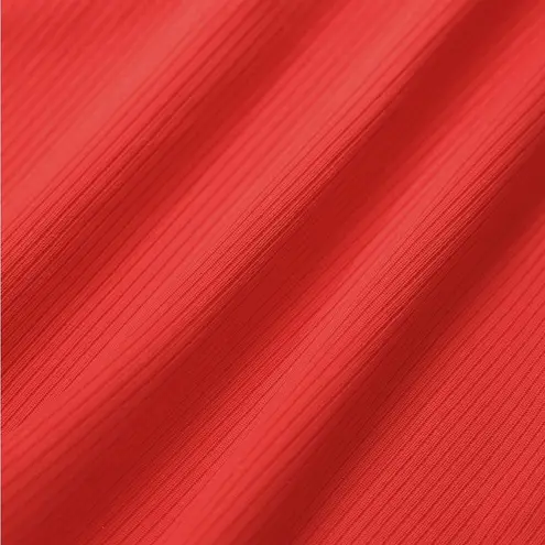 Berlook Ribbed Tie Reversible Bikini Bottom ONLY 03 Red Size L