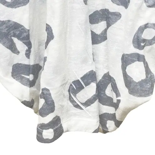 Blanc Noir ❤︎︎ Animal Print Sublimation Burnout Off Shoulder Tee ❤︎︎ B + W ❤︎︎ L