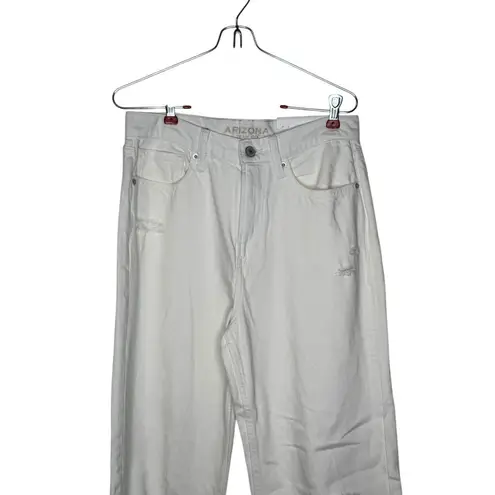 Arizona Jeans Arizona Jean Co. Women Jeans Skater Slouchy Ripped Hi-Rise Wide Leg Sz.5 NWT