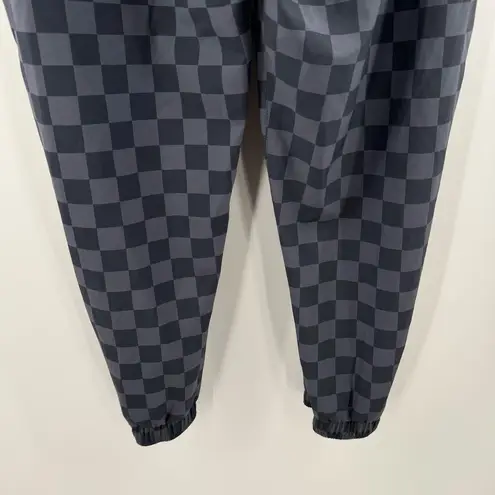 ALBION FIT Joggers Extra Large Slate Checkers Jetsetter Everywhere Pants Zipper