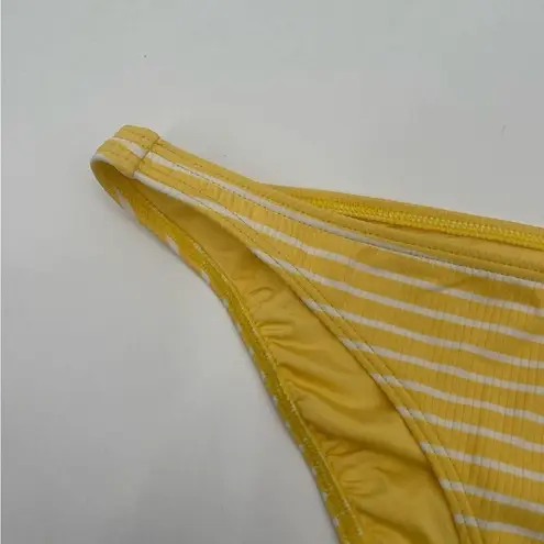 ONIA  Swim Bottoms Ashley Yellow Sun Stripe Snapdragon Beach Pool Bikini Med NWT