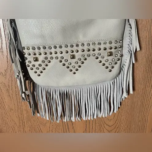 Leather Studded Cross