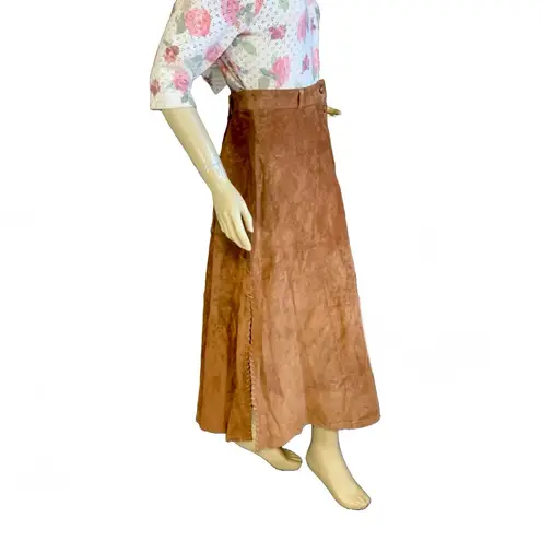 VINTAGE 1990'S CLASSIC COUNTRY KLASSIC KEMPER BROWN SUEDE A