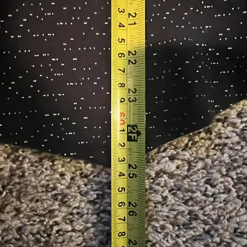 Tart Black Textured Long Sleeve Asymmetric Hem Sweater Top Evening Casual