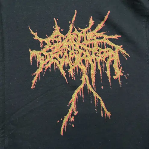 Cattle Decapitation Death Atlas Death Metal Band Zip-Up Hoodie Size Large