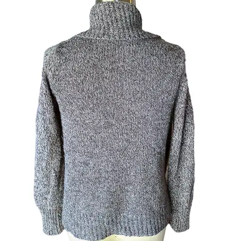 Carolyn Taylor Charcoal Fringe Cardigan Wrap Sweater ~ Women's Size SMALL