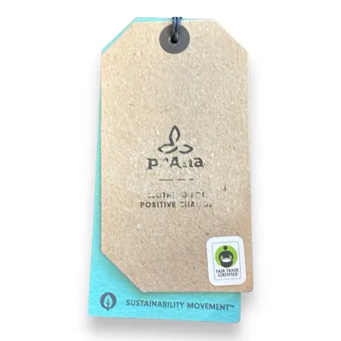 prAna Milani V-Neck Dress Mulberry Knit Sweater Women Small Cinched Waist