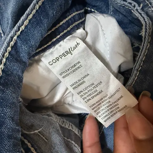 Copper Flash Jeans Women’s 8 Curvy Mid