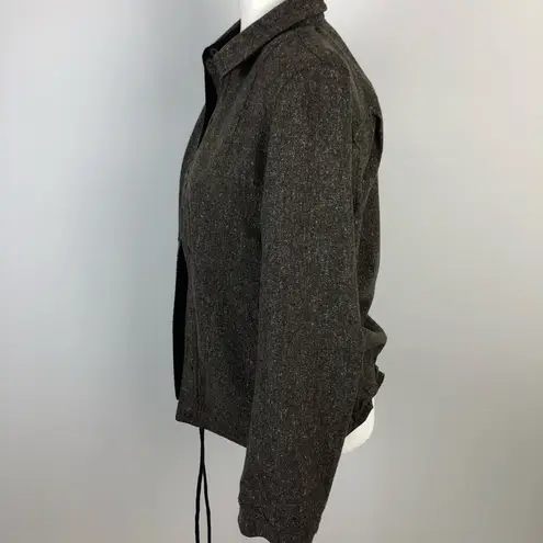 Yansi Fugel Reversible Wool/Silk Brown Jacket XS