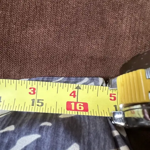 SimplyVera VeraWang Black & Brown/Gray Yellow Ornaments Dress Sz 2 Pull Over.