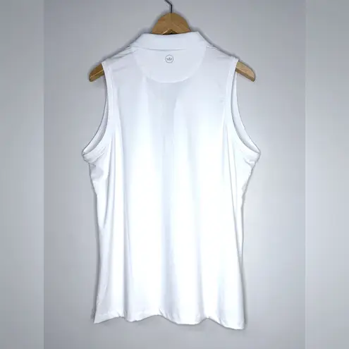 Peter Millar NWT Chrissie Sleeveless Polo White Size XL