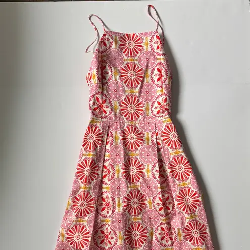 Borgo de Nor Goreti Dress in Cotton Pink Floral Size 10 NWOT