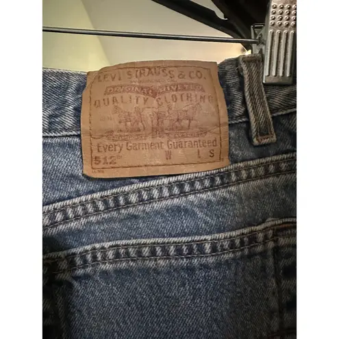 Vintage Levi's 512 Blue Denim Tapered Slimming Fit Jeans Women's Size 11 Jr