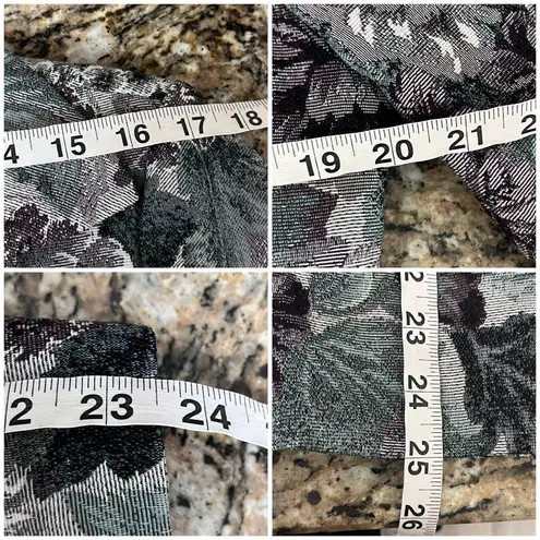 Sag Harbor Vintage Floral Tapestry Blazer Jacket Size 12 Fairy Forest Grunge