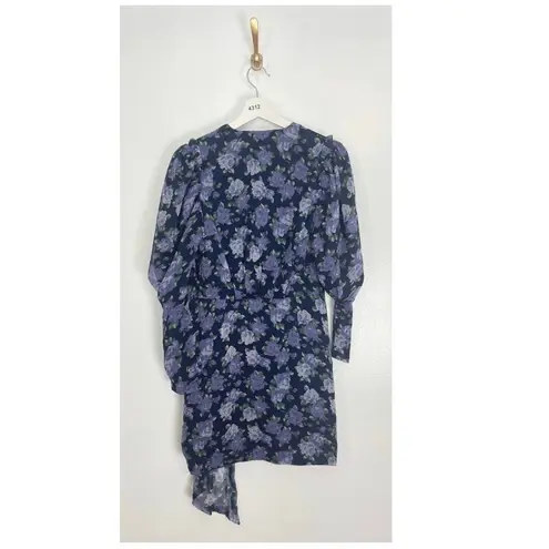 Saylor Merritt Floral Long Sleeve Minidress in Multi Size Small