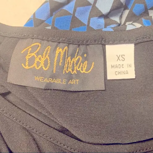 Bob Mackie Harlequin Mosaic Print Maxi Dress Size XS