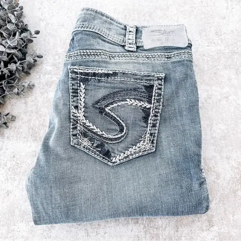 Silver Jeans Silver Light Wash Suki Capri Size 31