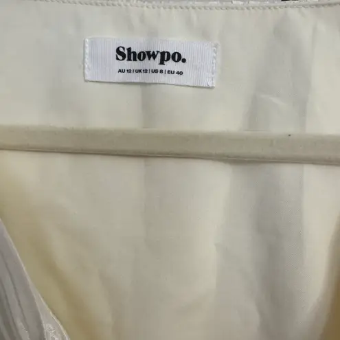 Showpo Pleated Crop Top Size 8