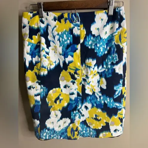 Lysse medium floral stretch pencil skirt