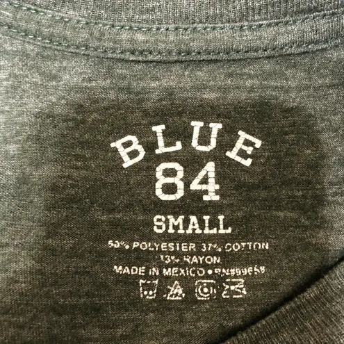 Blue 84  Womens Size S Minnesota 1858 T Shirt Heather Green Short Sleeve