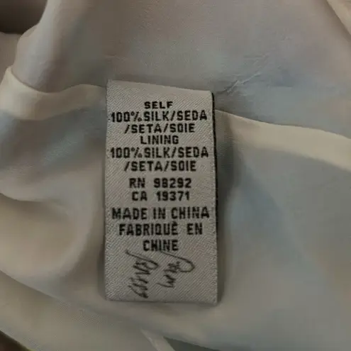 Tibi Floral Printed Embellished Silk Tunic Halter neck Sleeveless Top Size 4