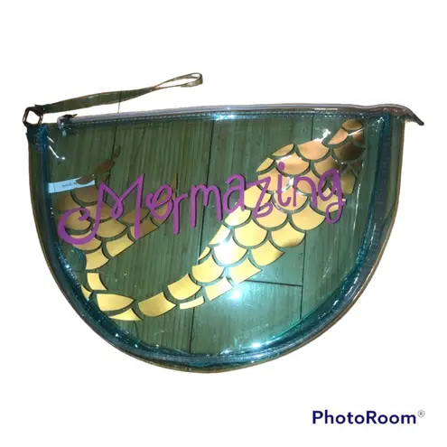 NWT Mermazing 14” Half Moon Clutch w/Wristlet