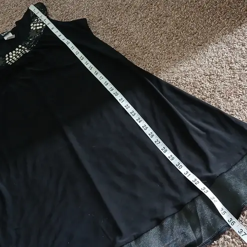 Taboo black sequined midi dress size XL