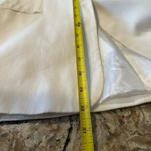 Preston & York White Linen Blazer Women’s size 10 Suit Jacket