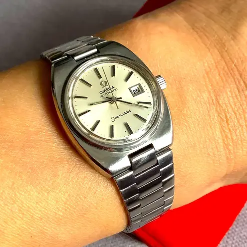 Ladies OMEGA SEAMASTER AUTOMATIC watch🔥🔥 Silver