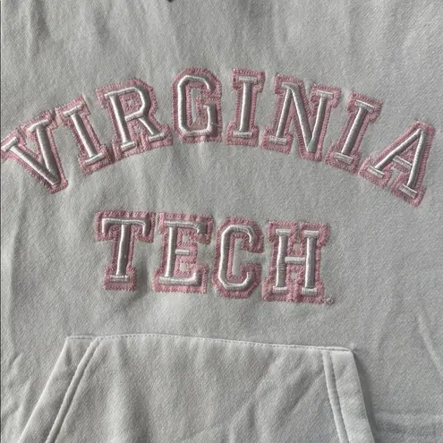 J. America Women’s Virginia Tech White College Hoodie Embroidered Size XL NEW