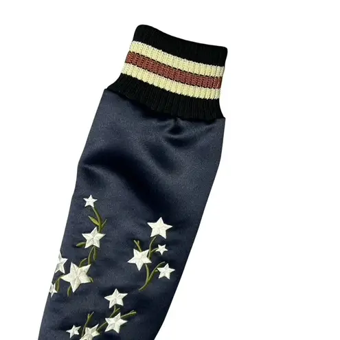 Coach 1941 Cityscape Embroidered Leather Star Sleeve Jacket Women’s 2