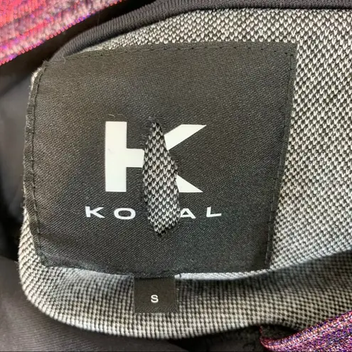 Koral | NWOT | Small | Mantra Impression Holographic Shiny Pink Plaid Hoodie