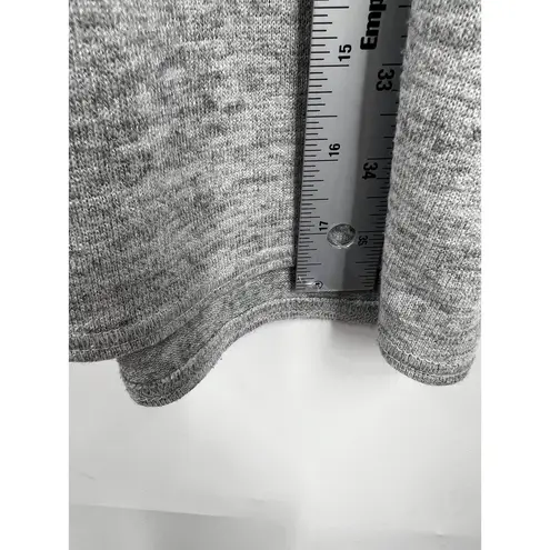 Wilfred Free Dress Aritzia Gail Gray Long Sleeve V-Neck Mini T-Shirt Size Medium