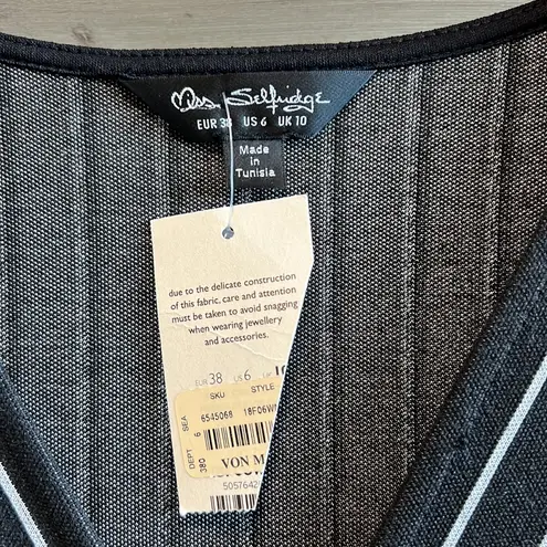 Miss Selfridge NWT Faux Wrap Asymmetrical Hem Dress, 6