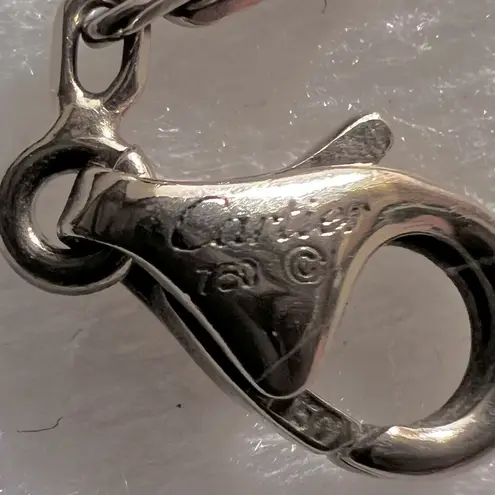 Cartier white 18k Gold identity Chain Bracelet