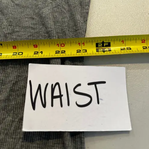 SKIMS Waffle Knit Button Up Pajama Top Grey Size L G