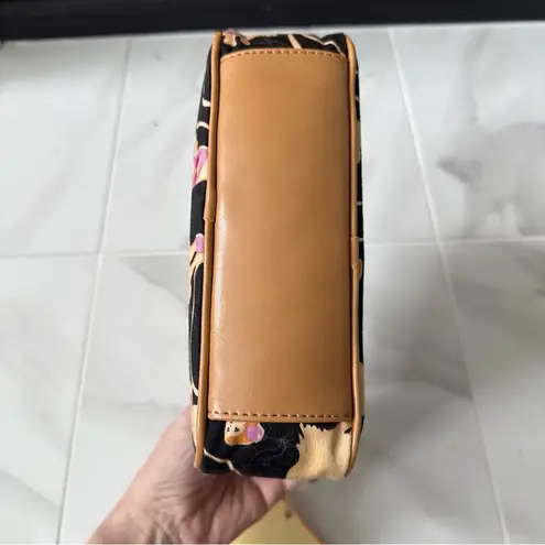 Tommy Bahama  Waikiki Hawaiian Hula Mini Clutch Bamboo Zipper Toiletry Bag NEW